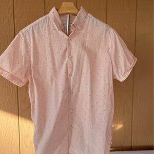 Denim & Flower Men’s Polka Dot Shirt, Medium